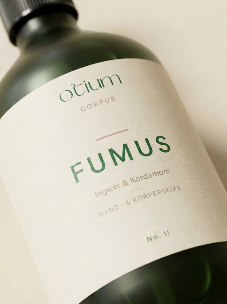 Fumus — Hand- & Körperseife, Ingwer & rauchiger Kardamom