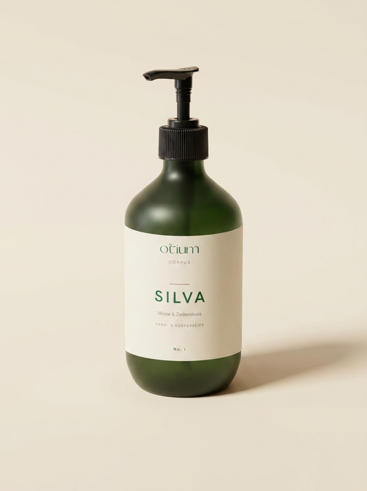 Silva — Hand- & Körperseife, Minze & Zedernholz